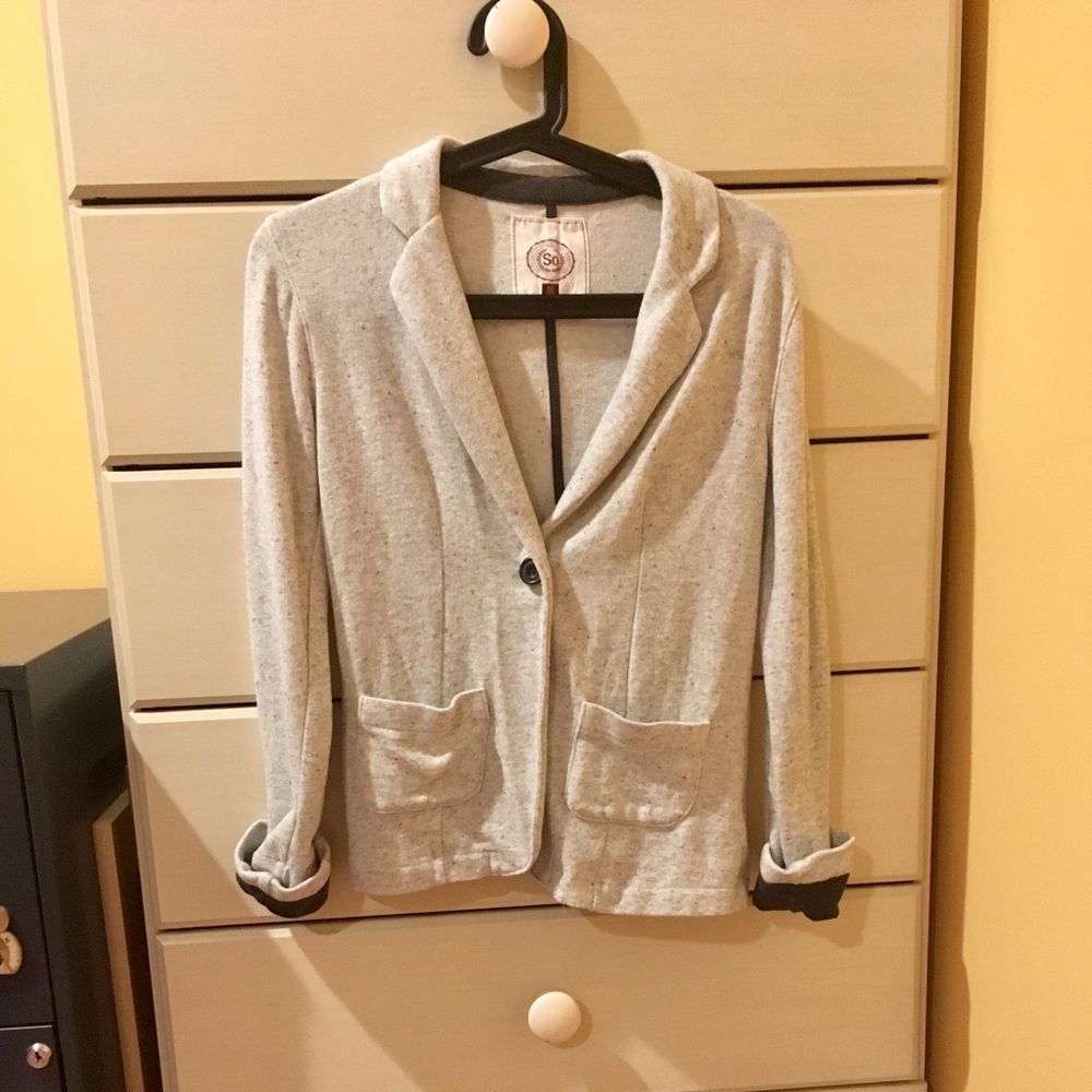 White Cotton Blazer